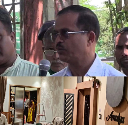 Lokayukta raids RTO officer Lakshminarayana P. Naik residence